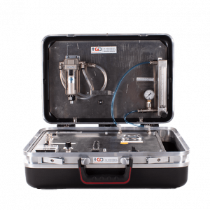Koffer geöffnet BLS-10 Bodenluftpumpensystem